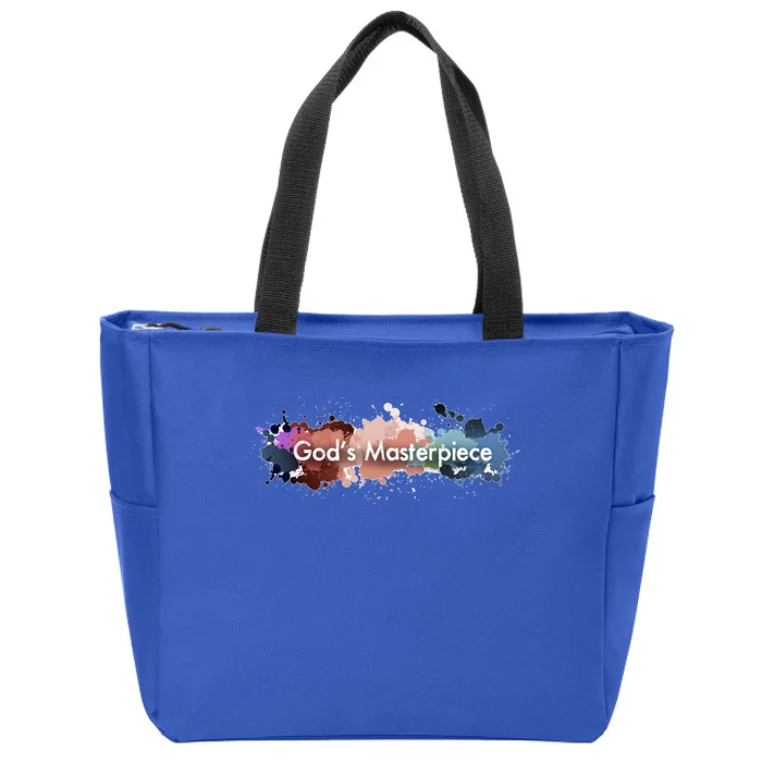 God's Masterpiece Funny Gift Zip Tote Bag