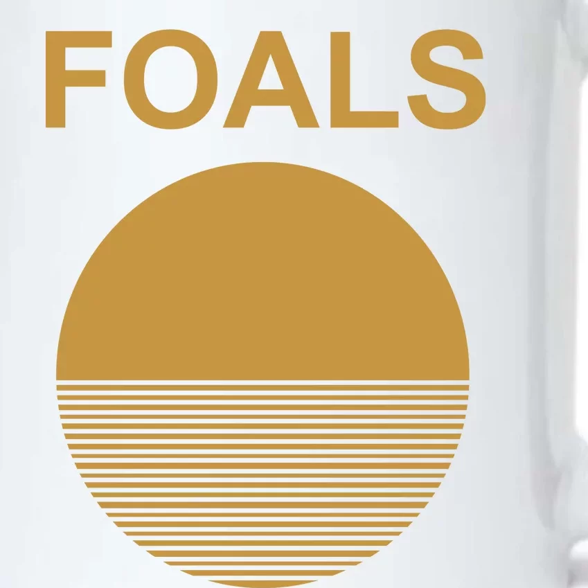 Gold Moon Foals Black Color Changing Mug