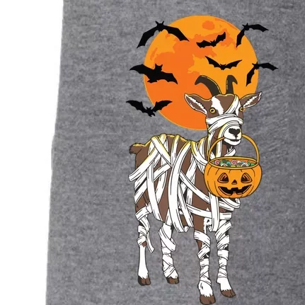 Goat Mummy Funny Halloween Farmer Doggie 3-End Fleece Hoodie