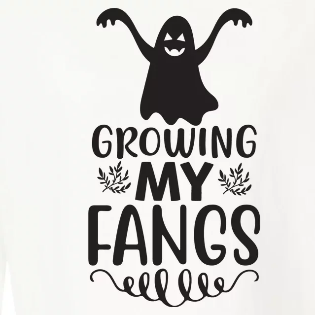 Growing My Fangs Cropped Pullover Crew