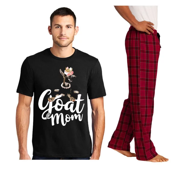 Goat Mom Funny Goat Lover Or Goat Farmer Cute Art Pajama Set