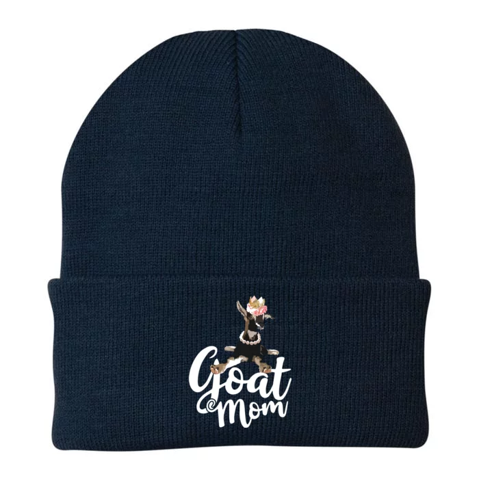 Goat Mom Funny Goat Lover Or Goat Farmer Cute Art Knit Cap Winter Beanie