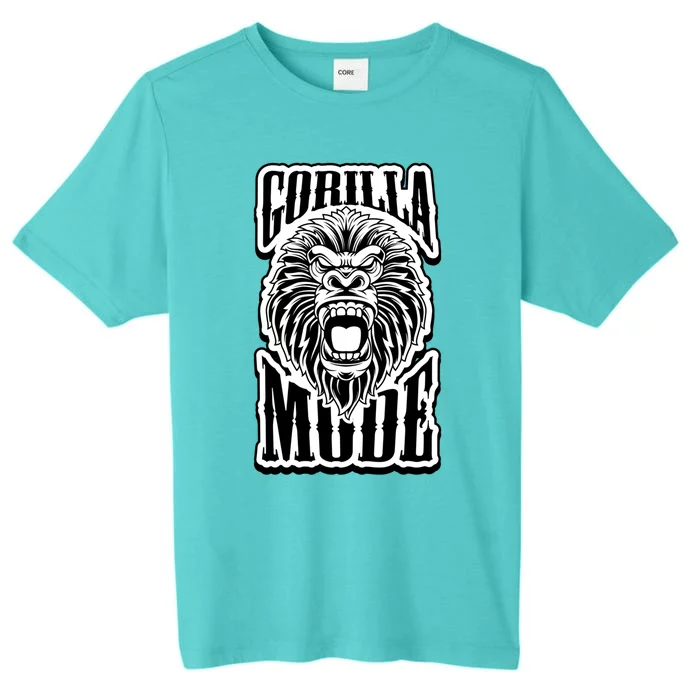 Gorilla Mode Fitness Gym Animal Bodybuilding Beast Workout Meaningful Gift ChromaSoft Performance T-Shirt