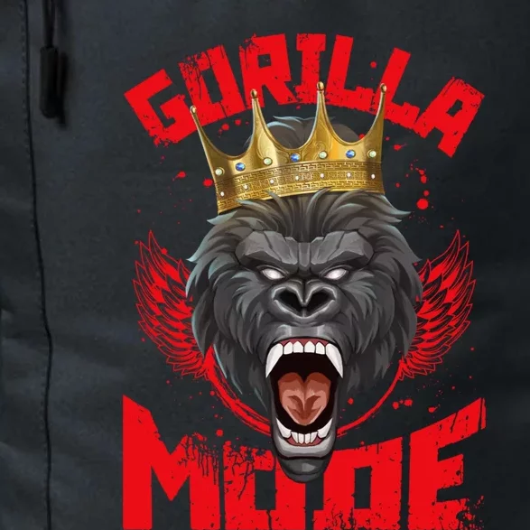 Gorilla Mode Fitness Gym Motivation Beast Workout King Gift Daily Commute Backpack