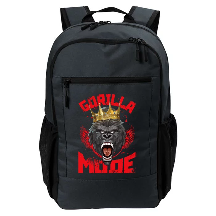 Gorilla Mode Fitness Gym Motivation Beast Workout King Gift Daily Commute Backpack