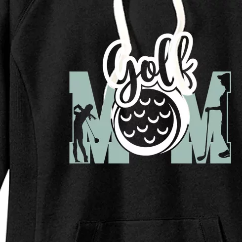 Golf Mom Funny Golfing Gift For Mother's Day Women's Fleece Hoodie