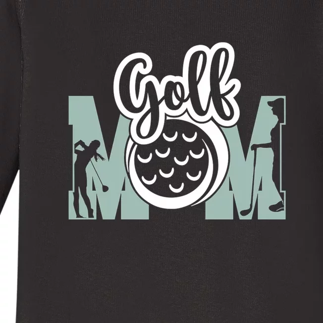 Golf Mom Funny Golfing Gift For Mother's Day Baby Long Sleeve Bodysuit