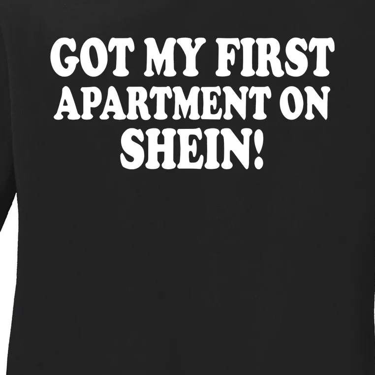 Got My First Apartment On Shein Ladies Long Sleeve Shirt