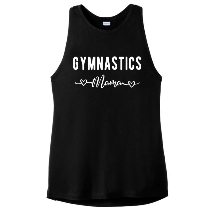 Gymnastics Mama Funny Gymnast Mom Gymnastics Lovers Gift Ladies Tri-Blend Wicking Tank