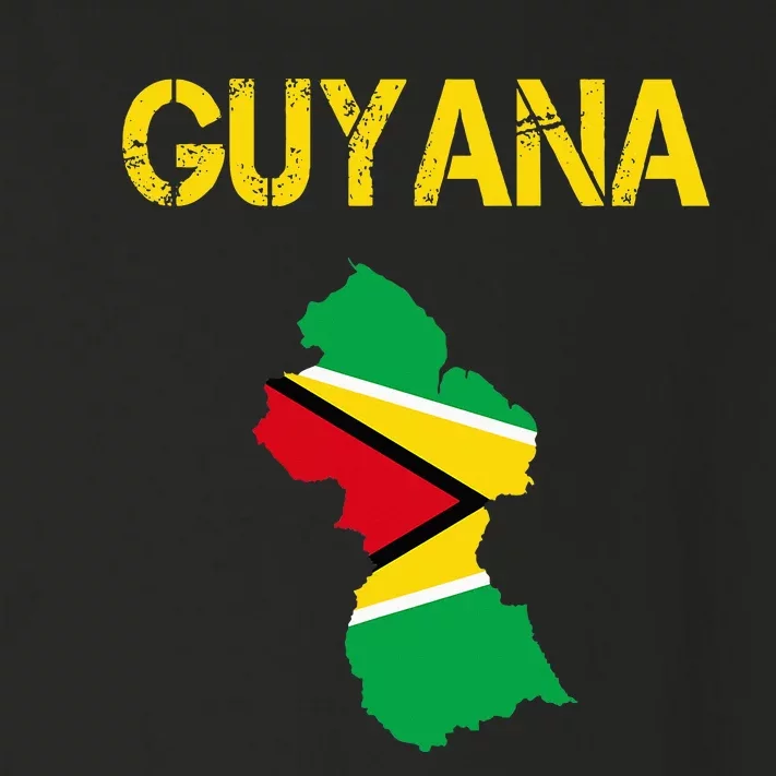 Guyana Map Flag Of Guyana Toddler Long Sleeve Shirt