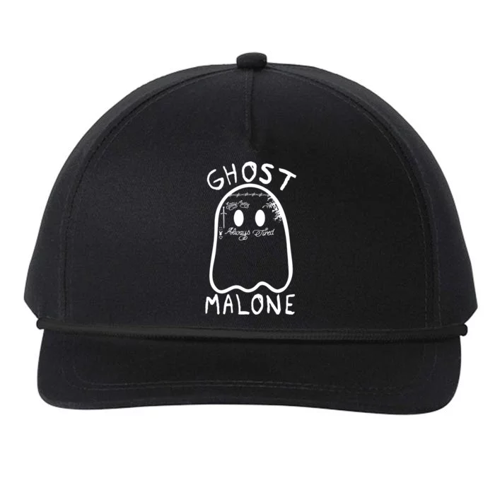 Ghost Malone Funny Halloween Parody Snapback Five-Panel Rope Hat