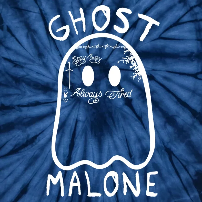 Ghost Malone Funny Halloween Parody Tie-Dye T-Shirt