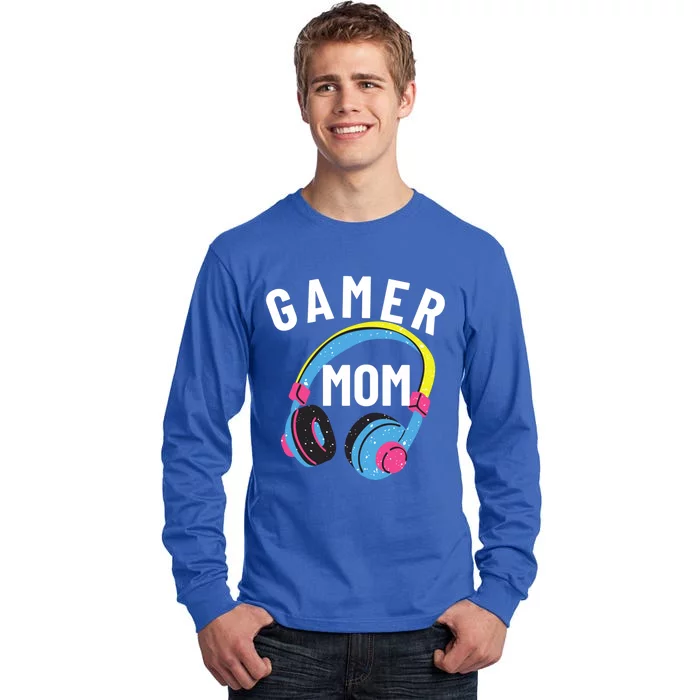 Gamer Mom For Mom Who Loves Gaming And Video Games Christmas Gift Tall Long Sleeve T-Shirt