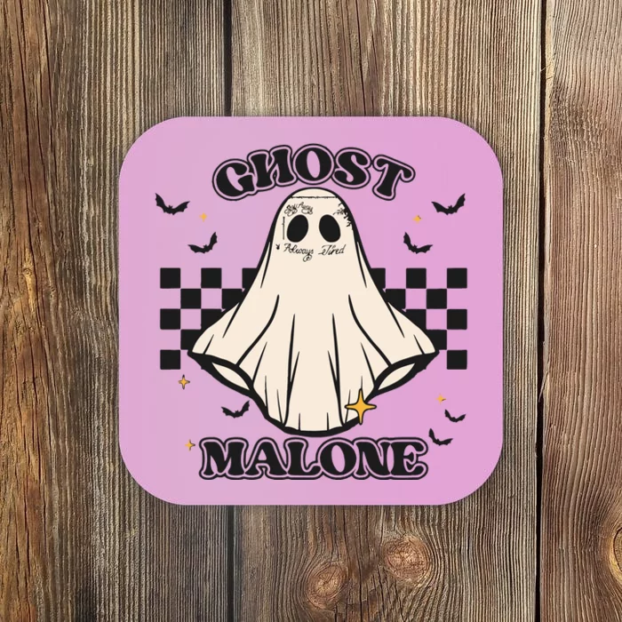 Ghost Malone Funny Halloween Malone Spooky Halloween Coaster