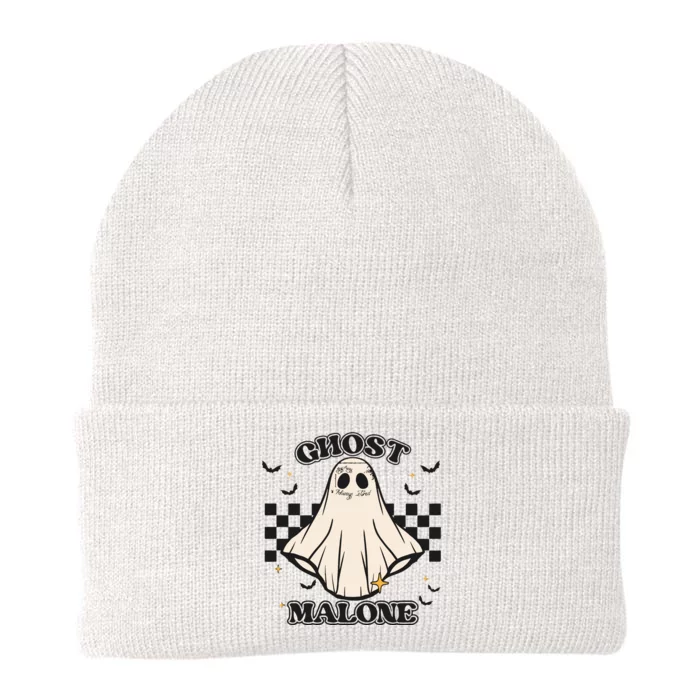 Ghost Malone Funny Halloween Malone Spooky Halloween Knit Cap Winter Beanie