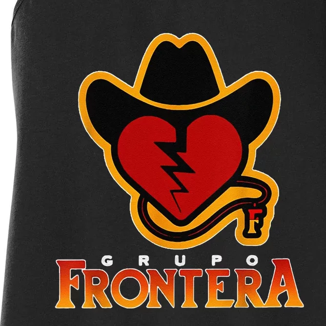 Grupo Mexican Frontera Border Band Music Musica Mexico Women's Racerback Tank