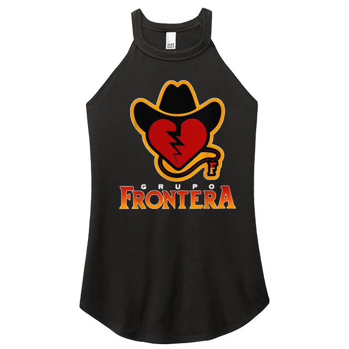 Grupo Mexican Frontera Border Band Music Musica Mexico Women’s Perfect Tri Rocker Tank