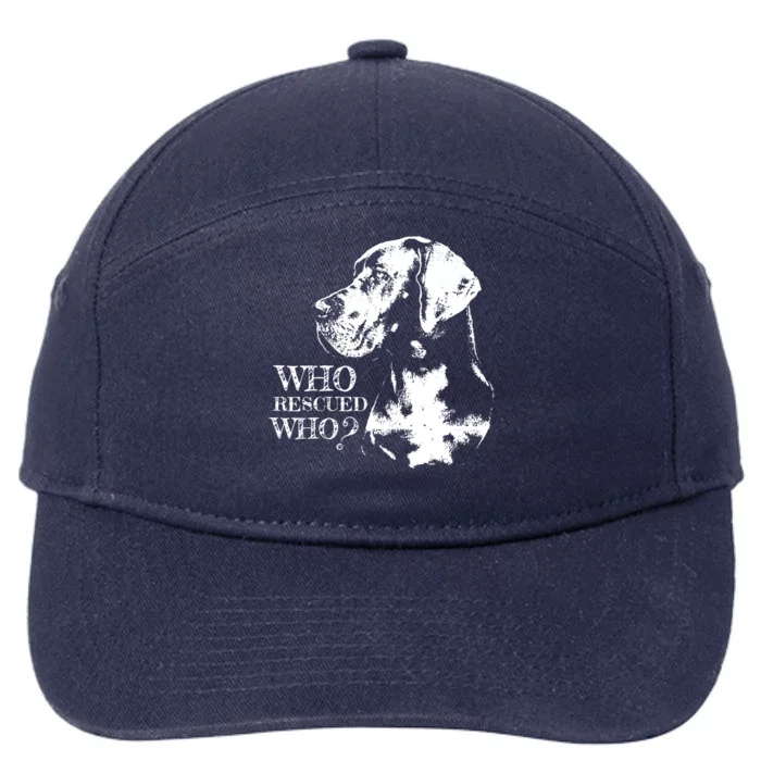 German Mastiff Great Dane Dog Breed 7-Panel Snapback Hat