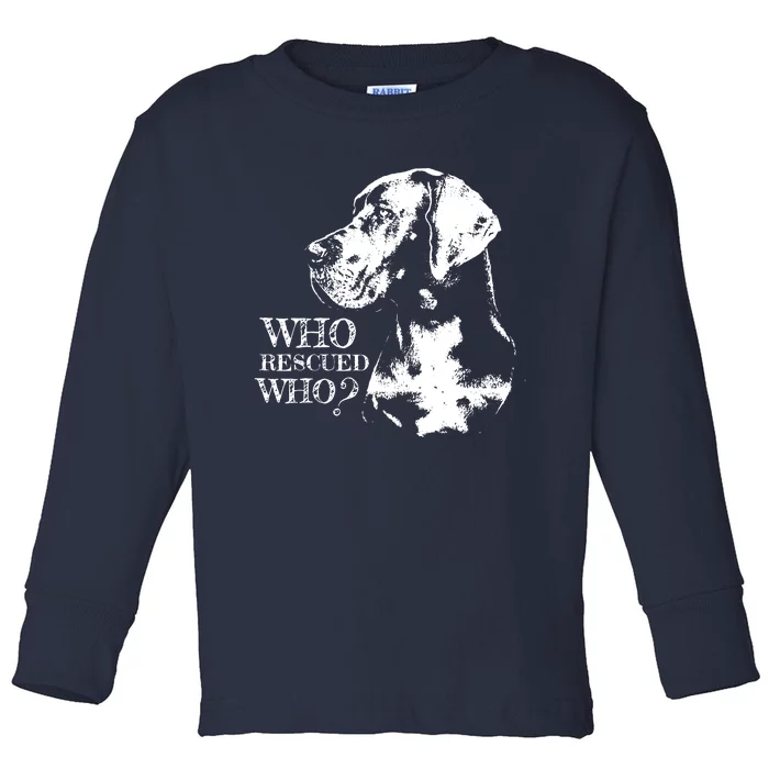 German Mastiff Great Dane Dog Breed Toddler Long Sleeve Shirt