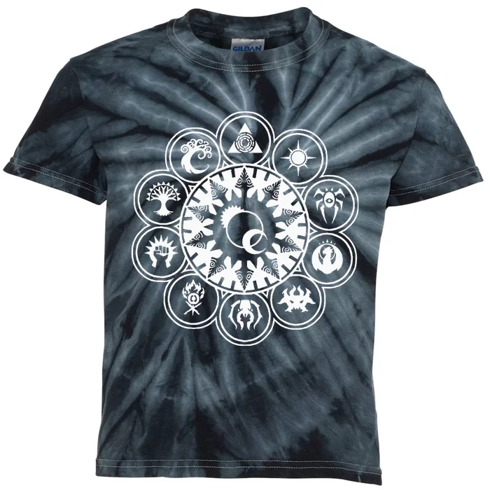 Gathering Magic Guild For Magic Lover Kids Tie-Dye T-Shirt