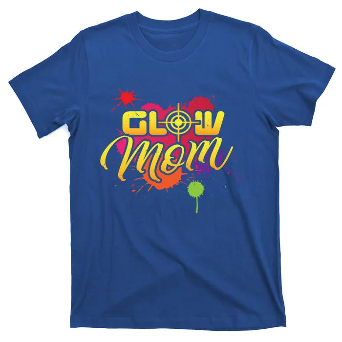 Glow Mom Gift Birthday Party Great Gift Paintball T-Shirt