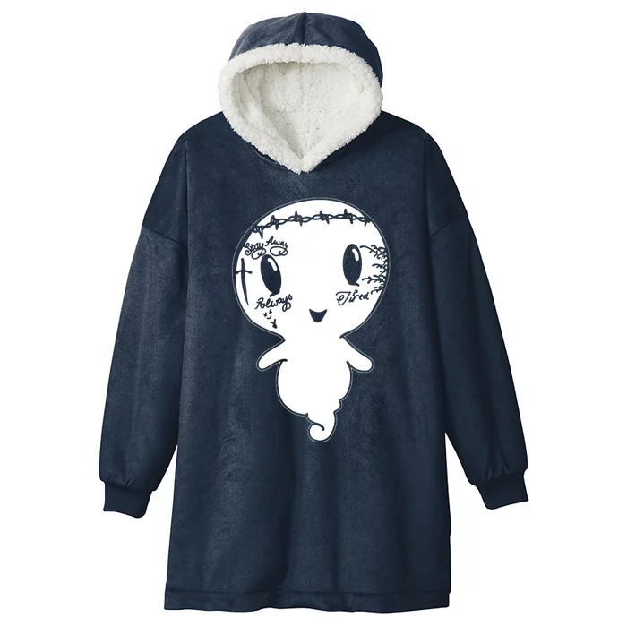 Ghost Malone Hooded Wearable Blanket