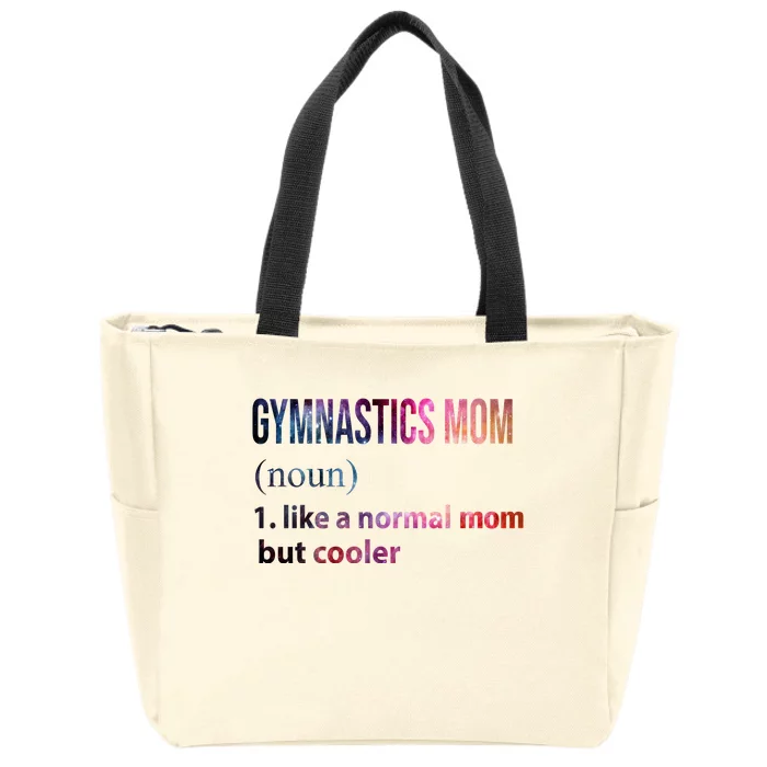 Gymnastics Mom Zip Tote Bag