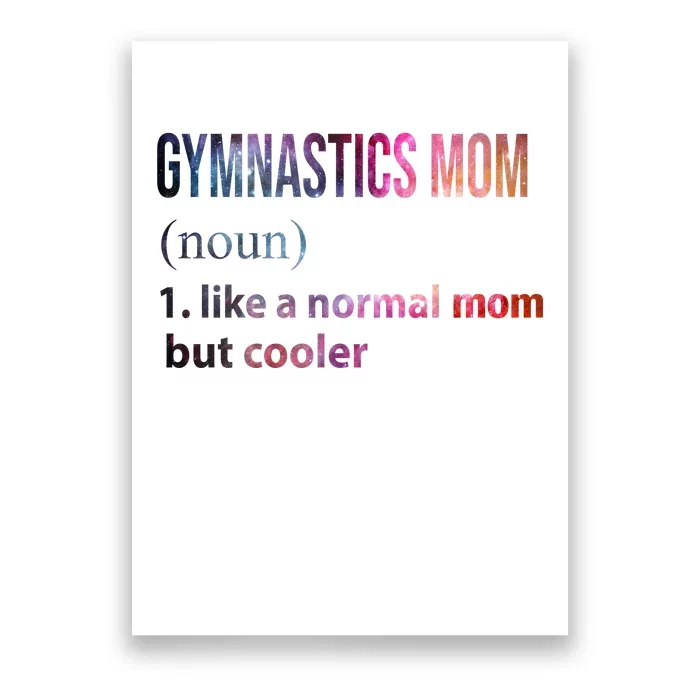 Gymnastics Mom Poster