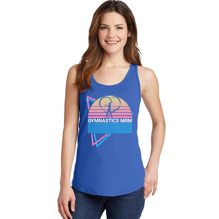 Gymnastics Mom Gymnast Retro Gift Ladies Essential Tank