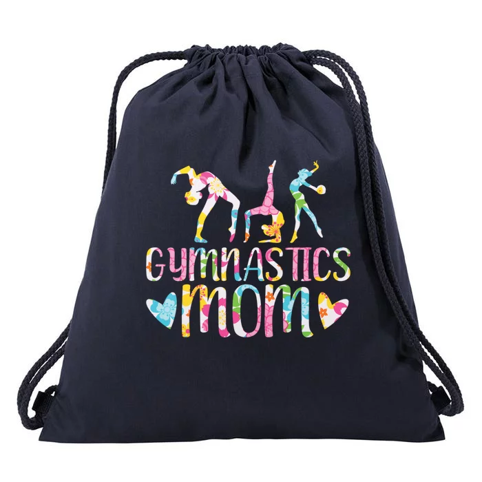 Gymnastics Mom Gymnast I Love Gymnastics Funny Gift Drawstring Bag