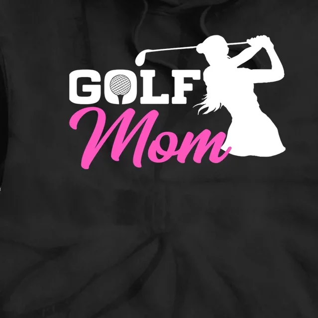 Golf Mom Gift For Mother's Day Tie Dye Hoodie