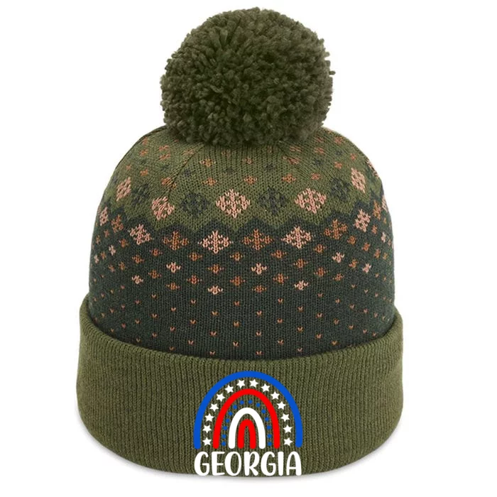 Georgia Meaningful Gift I Love Georgia Usa Gift The Baniff Cuffed Pom Beanie