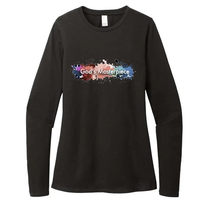 God's Masterpiece Great Gift Womens CVC Long Sleeve Shirt