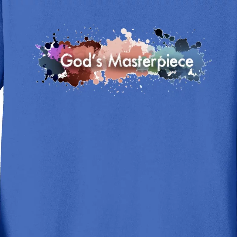 God's Masterpiece Great Gift Kids Long Sleeve Shirt