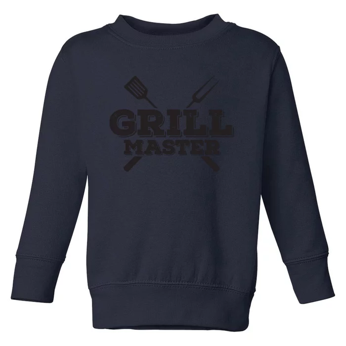 Grill Master Grilling Barbecue BBQ Smoker Graphic Toddler Sweatshirt