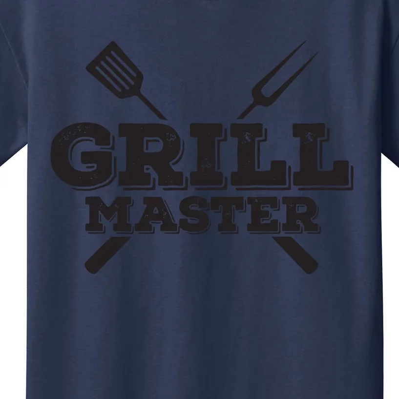 Grill Master Grilling Barbecue BBQ Smoker Graphic Kids T-Shirt