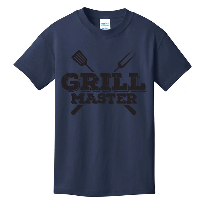 Grill Master Grilling Barbecue BBQ Smoker Graphic Kids T-Shirt