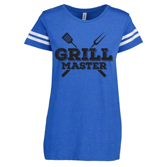 Grill Master Grilling Barbecue BBQ Smoker Graphic Enza Ladies Jersey Football T-Shirt