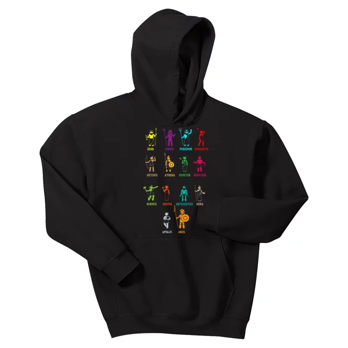 Greek Mythology Gods Gods Of Greece Kids Hoodie