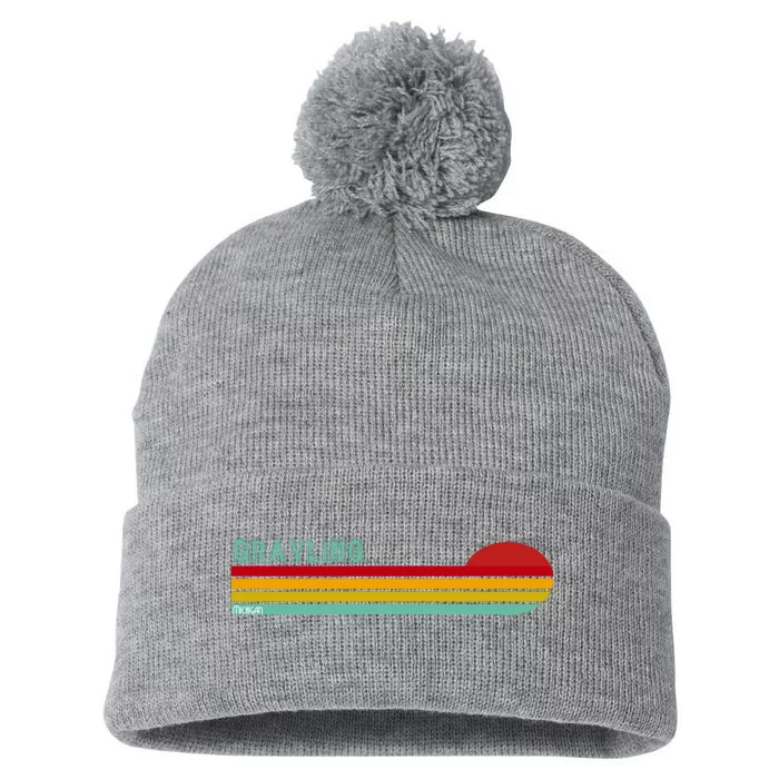 Grayling Michigan Pom Pom 12in Knit Beanie