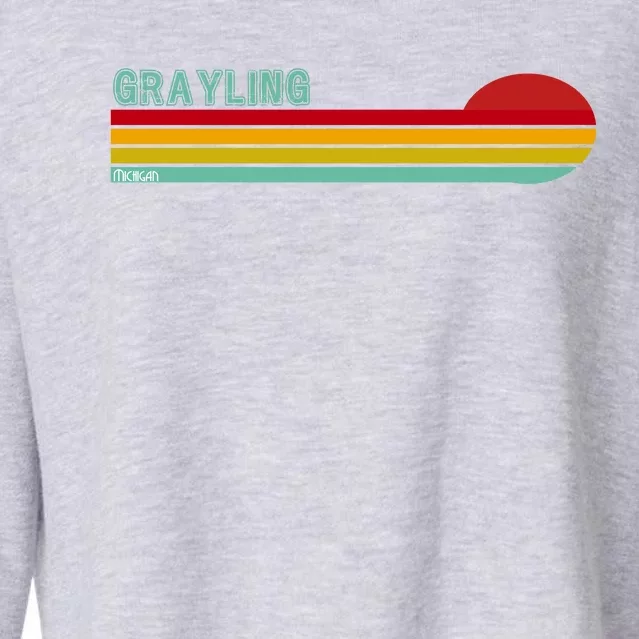 Grayling Michigan Cropped Pullover Crew