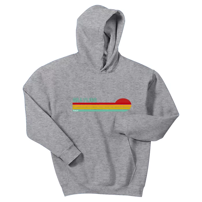 Grayling Michigan Kids Hoodie