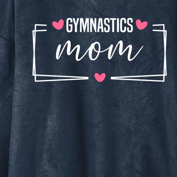 Gymnast Mom Gymnastics Mom Funny Gift Hooded Wearable Blanket