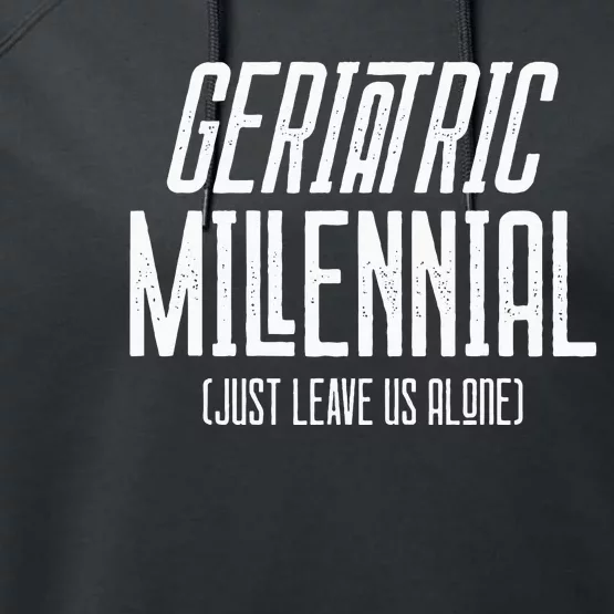 Geriatric Millennial Performance Fleece Hoodie