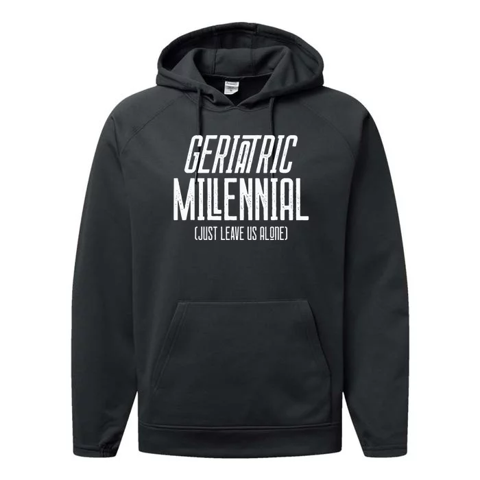 Geriatric Millennial Performance Fleece Hoodie