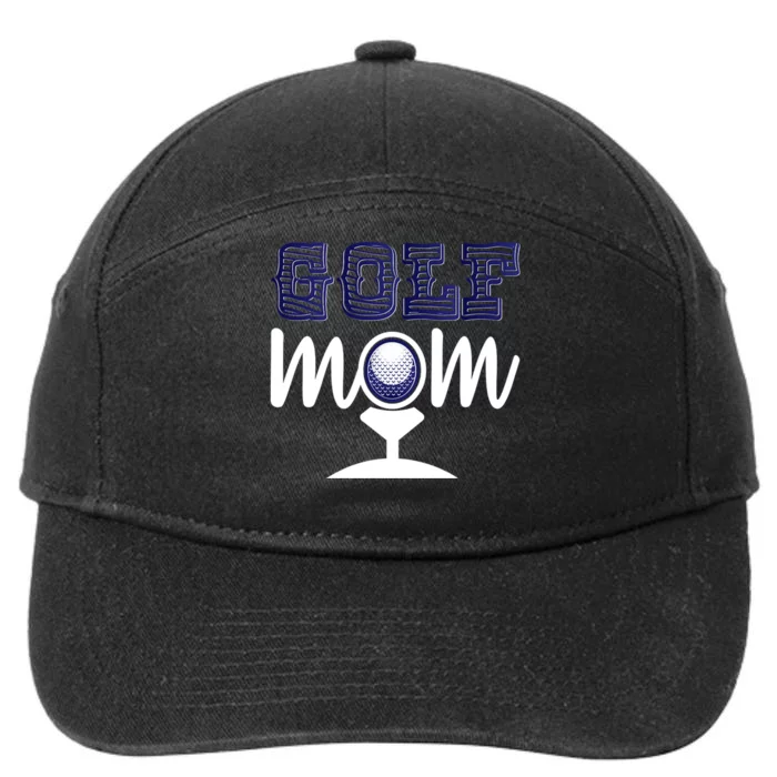 Golf Mom Gift For Mother's Day 7-Panel Snapback Hat