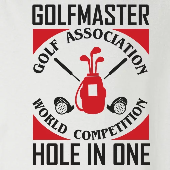 Golf Master Golf Association World Compettion Hold In One Toddler Long Sleeve Shirt