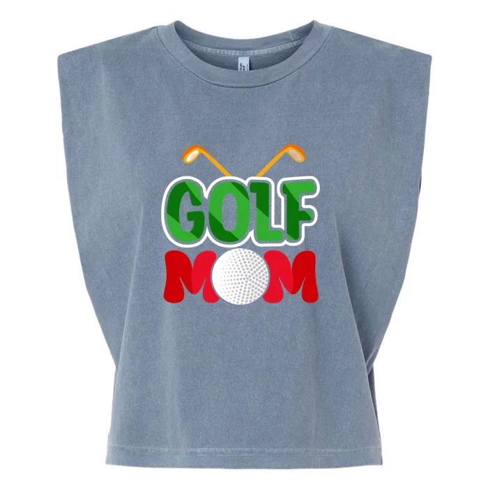 Golf Mom Gift For Mother's Day Garment-Dyed Women's Muscle Tee