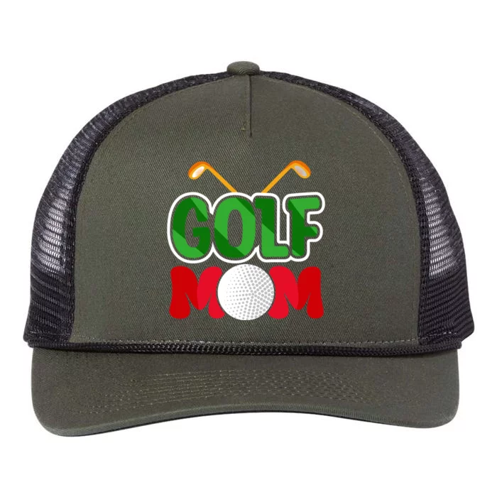 Golf Mom Gift For Mother's Day Retro Rope Trucker Hat Cap