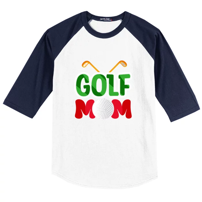 Golf Mom Gift For Mother's Day Baseball Sleeve Shirt